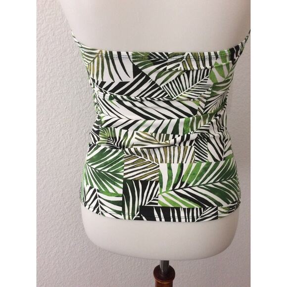 Bleu Rod Beattie Swim Tankini Bikini Top Halter Tropical - Picture 8 of 9